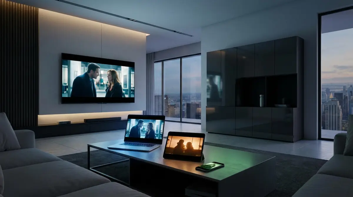 U-NEXTと他社サービスの同時視聴台数を比較