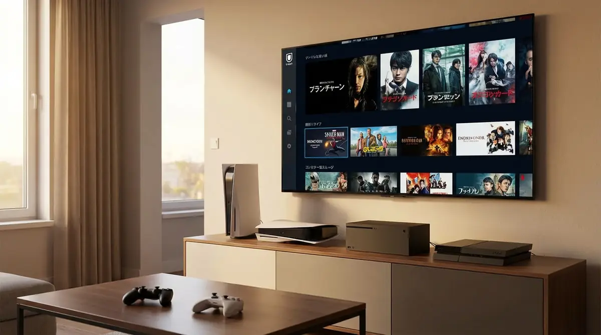 ゲーム機（PS4/PS5/Xbox）でU-NEXTを見る方法