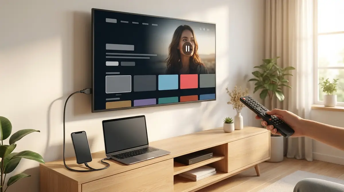 HDMIケーブルでスマホ・PCからU-NEXTをテレビに映す方法