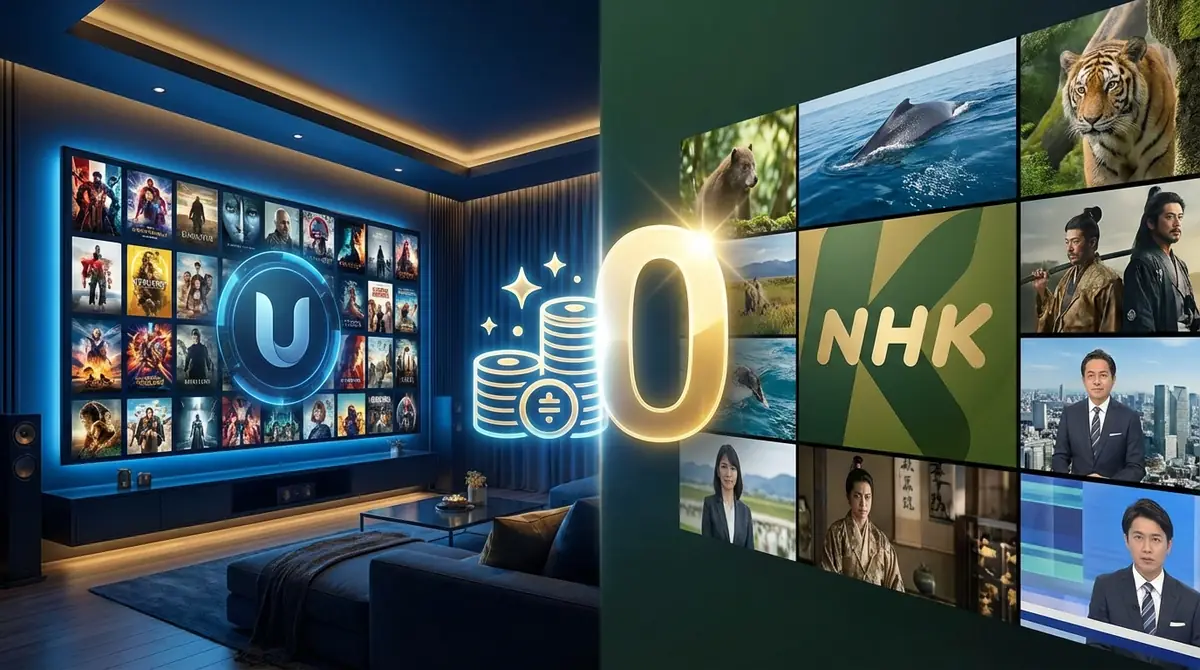 【結論】U-NEXTならNHKオンデマンドが月額990円→ポイントで実質0円