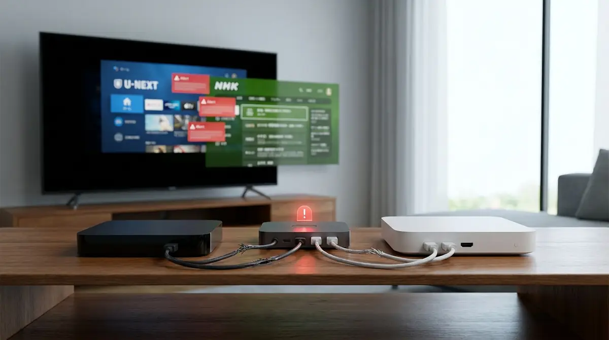 U-NEXT×NHKオンデマンドの注意点・デメリット3つ