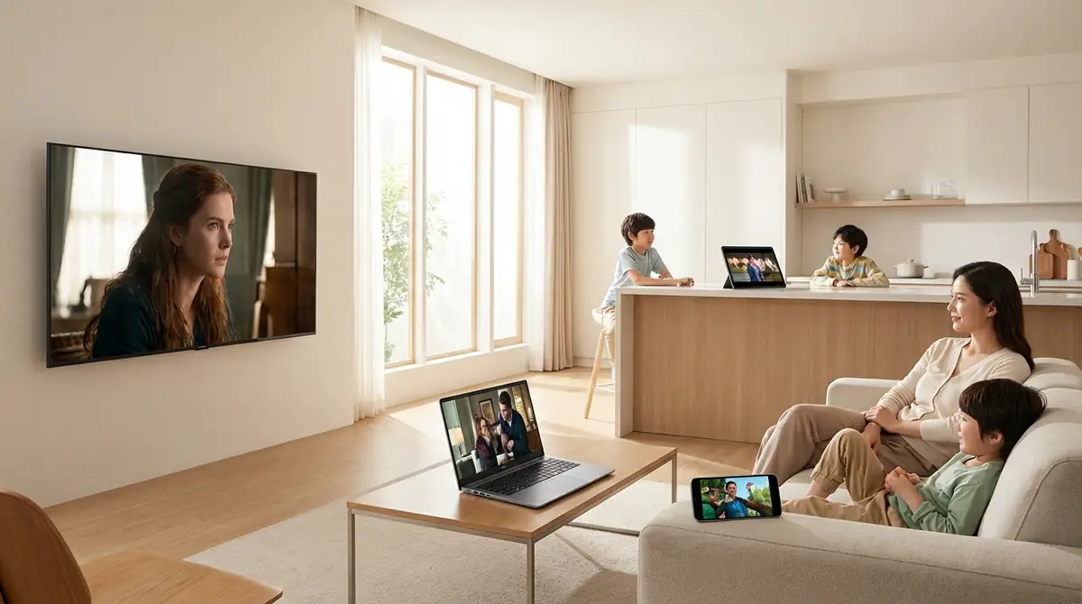 【結論】Huluは最大4台まで同時視聴OK｜追加料金なし