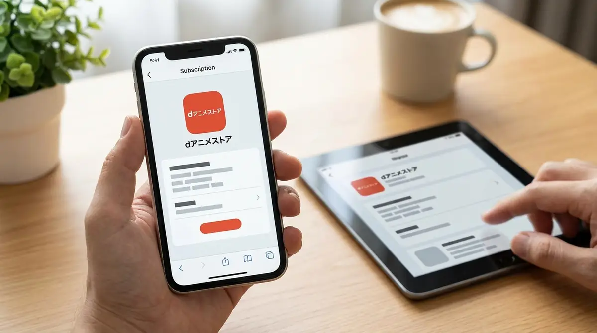 iPhone（App Store）経由でdアニメストアを解約する手順