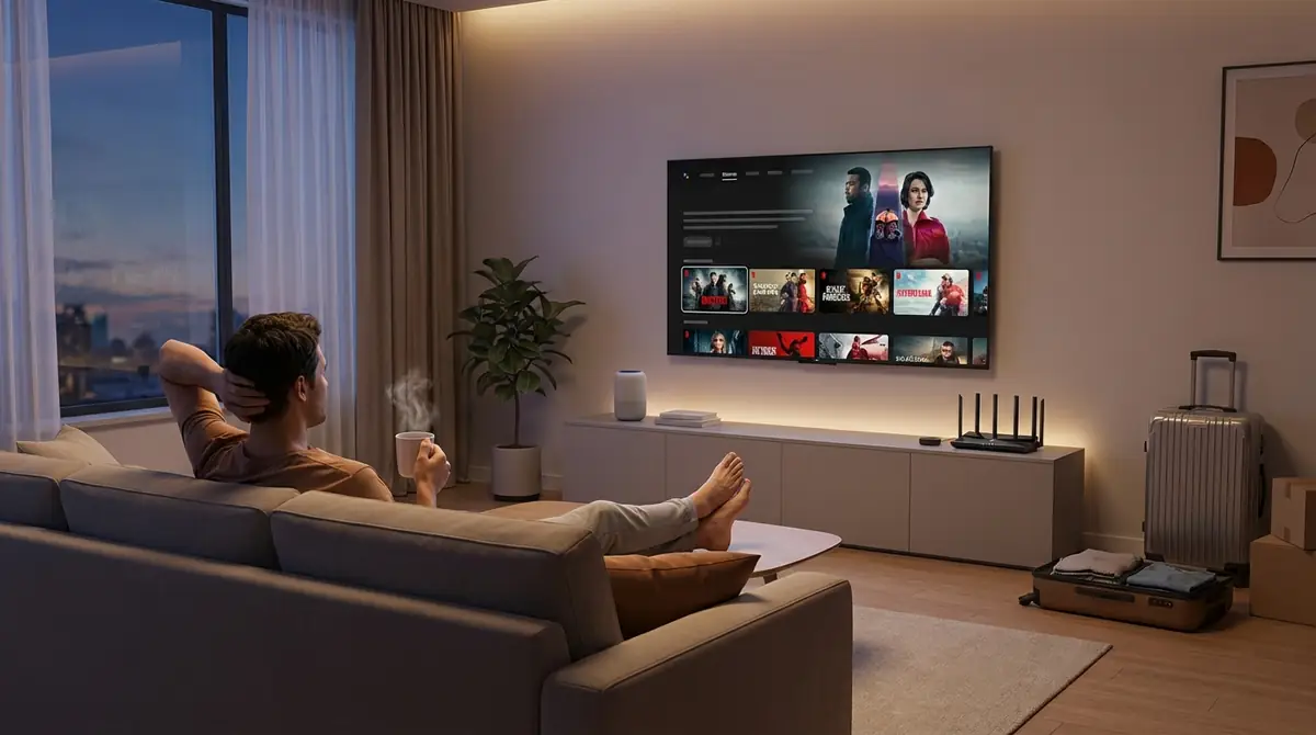 単身赴任先でVODを快適に見るための準備